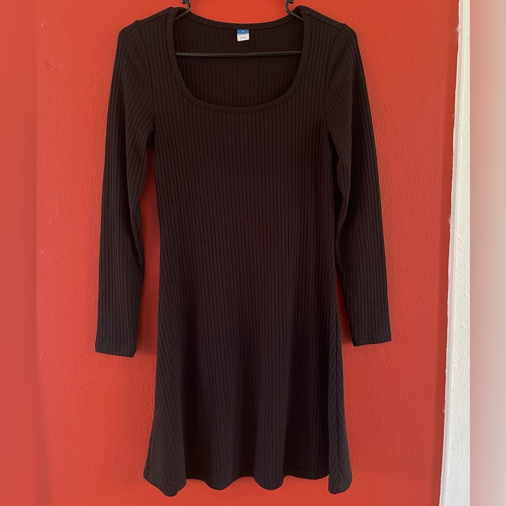 Old Navy Black Long Sleeve Dress